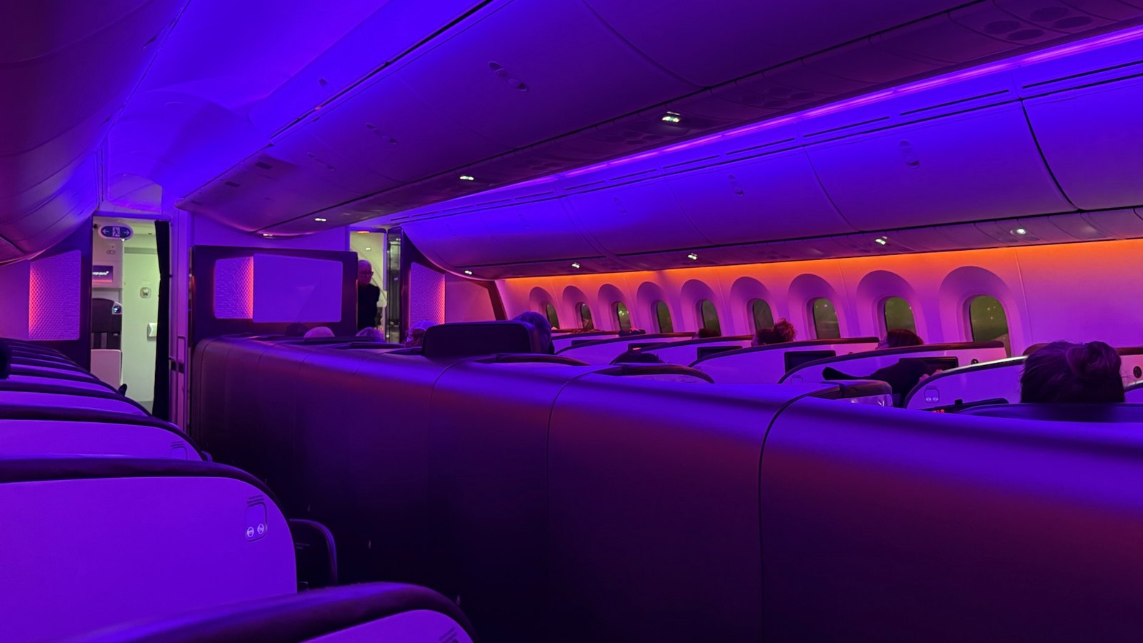 Virgin Atlantic Upper Class cabin